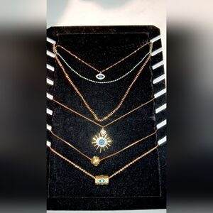 Stainless steel gold necklace